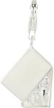 Quiges - 925 Zilver Charm Bedel Hanger Chocolade Doos - HC183