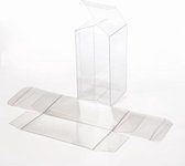 Plastic Doosjes 5,1x5,1x10,2cm Kristalhelder (50 stuks)