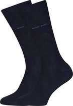 HUGO BOSS Marc uni (1-pack) - herensokken katoen - donkerblauw -  Maat: 39-42