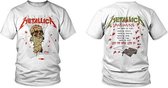 Metallica - One Landmine Heren T-shirt - L - Wit