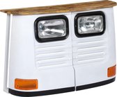 Sidetable Hout Truck (Incl LW 3d klok) - wandtafel - Tv kast- opbergkast - Boekenkast - Kast met lades - Bijzettafel - decoratietafel