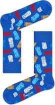 Happy Socks Logs Sokken - Blauw - Maat 36-40