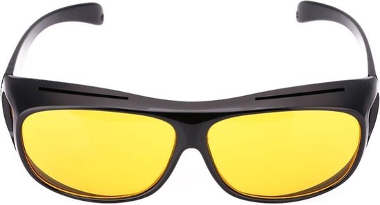 Polariserende nachtbril | UV bescherming | Overzetbril | Autobril |  Nachtzicht Auto... | bol.com