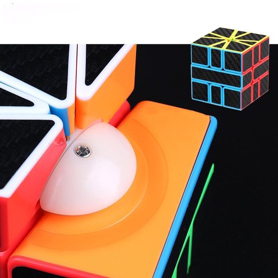 Thumbnail van een extra afbeelding van het spel MoYu Speed Cube 4 in 1 Carbon Fiber - Puzzelkubus - Magische kubus - Educatieve spellen - Magic cube