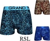 Heren boxershorts met print 3 pack L 50-52 in 3 kleuren