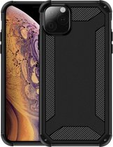 Luxe Carbon Backcover voor Apple iPhone 11 Pro - Zwart - Shockproof TPU