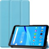 Lenovo Tab M7 hoes - Tri-Fold Book Case - Licht Blauw