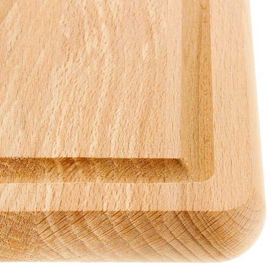 Terugspoelen factor affix Snijplank hout - massief - hoogwaardig - zwaar - Beechwood - FSC 40x27x2.2  | bol.com
