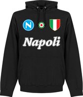 Napoli Team Hoodie - Zwart - XXL