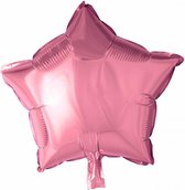 Folie ballon ster Lichtroze 50cm