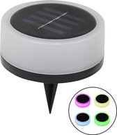 Solar grondspot Puck RGB + Warm Wit