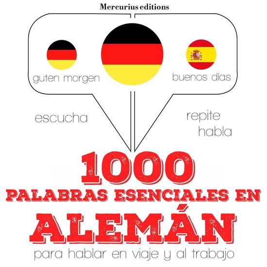 1000 palabras esenciales en alemán - cover