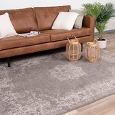 Vintage vloerkleed - Miracle Donkergrijs / Bruin 70x140cm