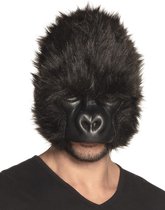 Boland - Pluche gorilla masker voor volwassenen - Maskers > Halbmasken