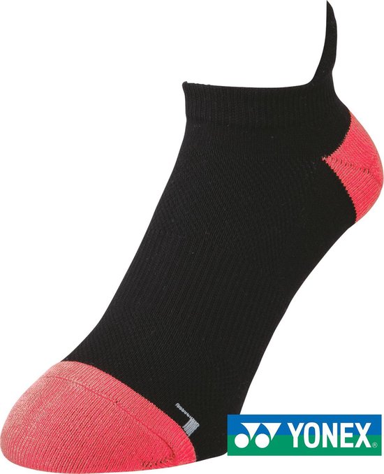 Yonex lage sok - 19136 - zwart/rood - maat 35/39