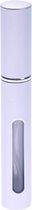 Parfumflesje - Parfumflesje voor in vliegtuig - Hervulbaar - Navulbare Parfum Verstuiver - Voor op reis - 5ML - Zilver