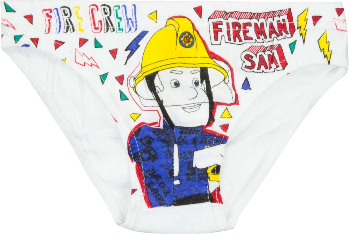 Brandweerman Sam 3 x onderbroek maat 116/128 - 6/8 jaar | bol.com