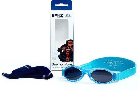 KidsBanz UV zonnebril Kinderen - Aqua - Maat 2-5 jaar van Merkloos — afbeelding 4