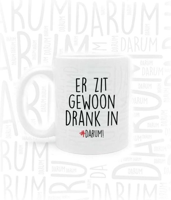 #DARUM! Mok - Gewoon Drank - Mok met grappige tekst - Quote
