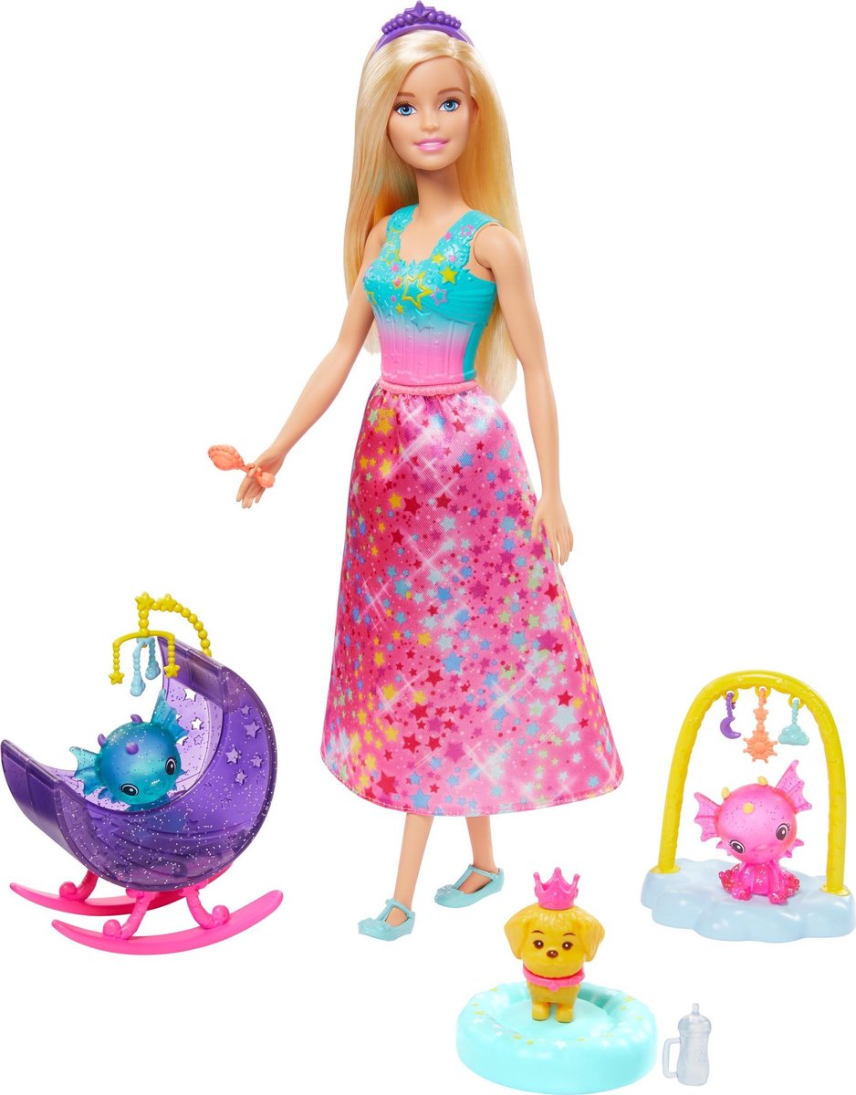 Barbie Dreamtopia Babykamer voor Draakjes Speelset - Barbiepop | bol.com