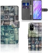 Wallet Case met Pasjes Geschikt voor Samsung Galaxy S20 Plus Spijkerbroeken