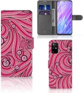 Hoesje Geschikt voor Samsung Galaxy S20 + Swirl Pink