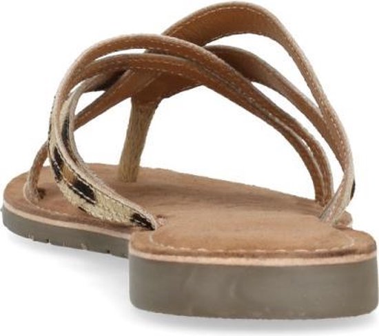 slippers met panterprint