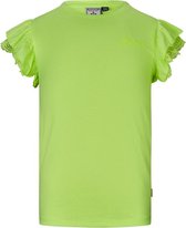 Retour Jeans Meisjes T-shirt - neon yellow - Maat 128