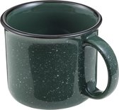 Tasse, tasse verte de contenu en céramique 450 ml pour thé, mains chaudes, savourer, soupe, etc. dans un style contemporain!
