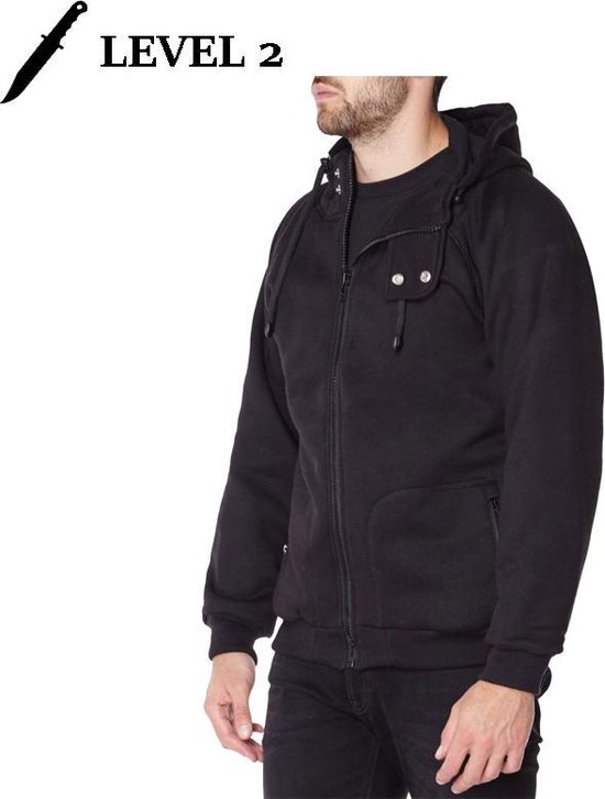 SNIJWERENDE VEST ZWART MET DUPONT ™ KEVLAR ®