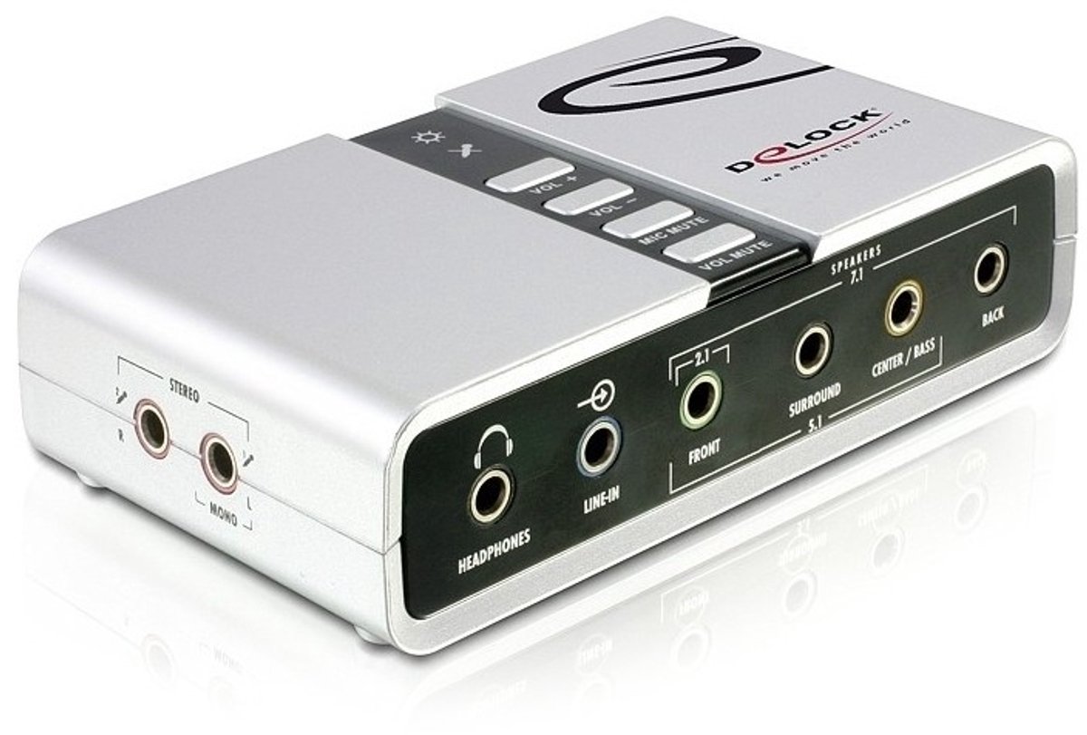 Bol.com Delock - Adapter USB 2.0 Soundbox 7.1 ext. Delock aanbieding