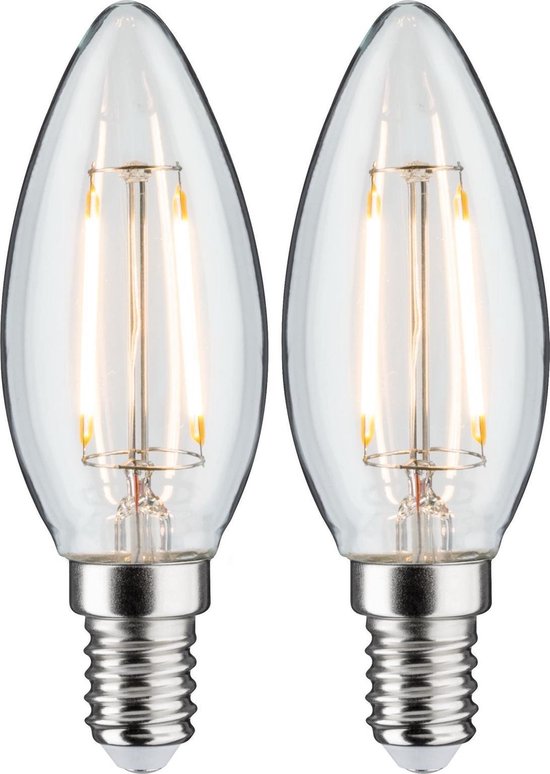 Paulmann LED Kaars lamp - 2W/E14 - 2 stuks