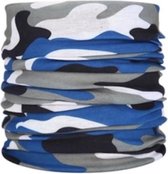 Airsoft - Paintball gezichtsbedekking Blauw Camouflage