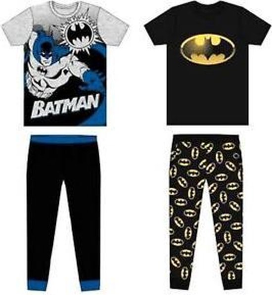 ademen gemakkelijk Begrijpen Katoenen pyjama met Batman-karakter heren | Medium| lange broek en T-shirt  | bol.com