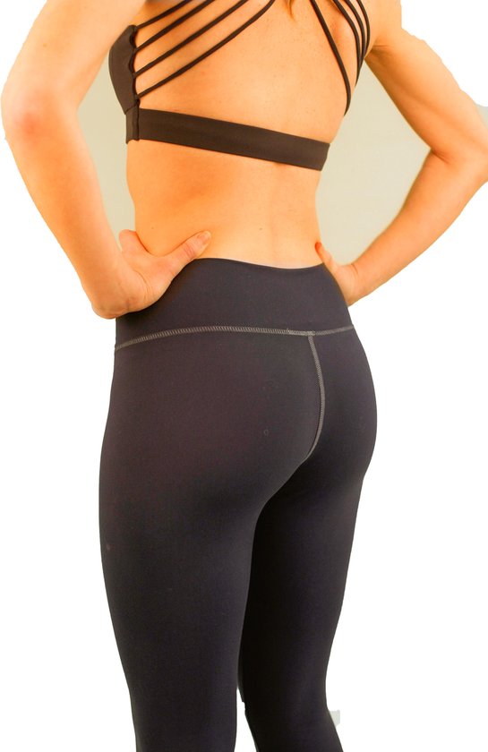 Sport Broek Capri-Yoga broek-gym-fitness-Donker Grijs - Medium — afbeelding 2