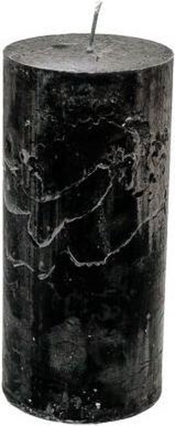 Stompkaars black - KaarsenKerstkaarsen - Paraffine - 7x15cm