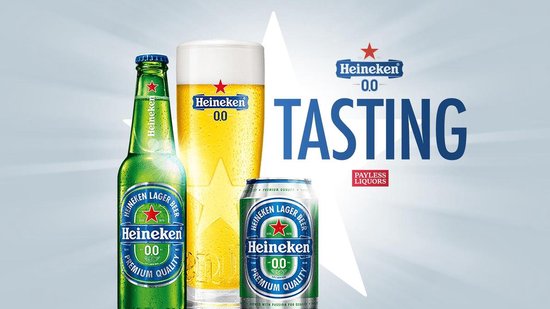 Heineken - Bierglas 0.0% 250ml - 6 stuks - Heineken