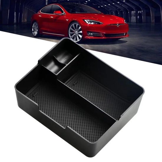 Organiseur de console centrale Accessoire noir pour Tesla Model 3