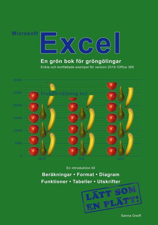 Microsoft Excel - En grön bok för gröngölingar - cover