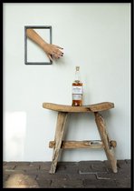 Poster Sneaky Whiskey - 50x70cm - Whiskey poster
