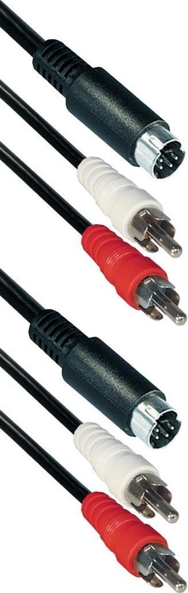 2x Tulp stereo 2RCA (m) audio adapter (recorder 2x Tulp stereo 2RCA (m) audio adapter (recorder