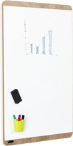 Rocada Natural magnetisch whiteboard 75x115 cm - Hout design