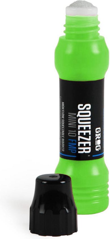 Foto: Grog squeezer paint mini verfstift neon groen schrijfbreedte 10mm stift