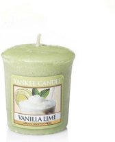 Yankee Candle - Vanilla Lime Candle ( vanilka s limetkou ) - Aromatická votivní svíčka