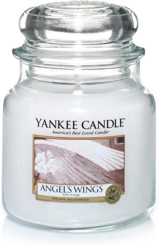 Yankee Candle Medium Jar Geurkaars Angel's Wings bol