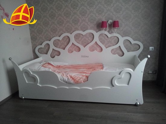 Kinderbed hartjesbed 90x200 cm
