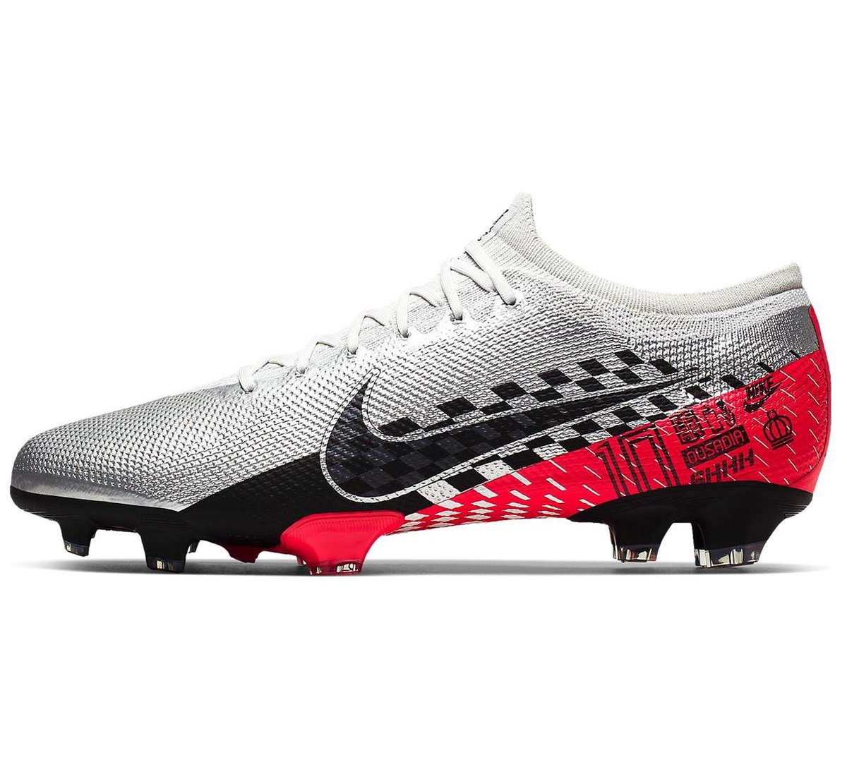 Nike Mercurial Vapor XIII Pro Neymar TF- Platinum Tint/ Black/ Red Orbit  AT8003-006