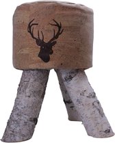 Kurk - kruk - duurzaam - origineel - dierenafbeelding - berken poten - houten poten