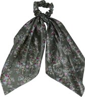 Jessidress Scrunchie met Sjaal Haar Elastiek met print - Groen