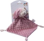 Gamberritos Knuffeldoekje Beertje 23 Cm Zalmroze